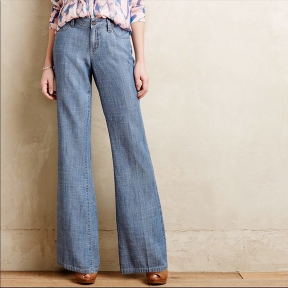Anthropologie Pants - Anthropologie Level 99 Newport Wide Leg Linen Pant